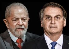 Lula tem 45% e Bolsonaro 34% em pesquisa BTG/FSB