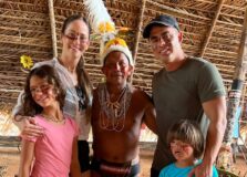 Agda e Eduardo Oliva curtiram temporada na Amazônia