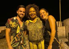 Margareth Menezes abriu festival gastronômico em Morro de São Paulo