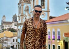 Matheus Mazzafera faz ensaios de moda e circula por Salvador