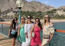 Lila Moraes, Ozana Barreto e Lucy Silva aproveitam viagem pelo Oriente Médio