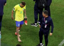 Médico da seleção dá diagnóstico do tornozelo de Neymar