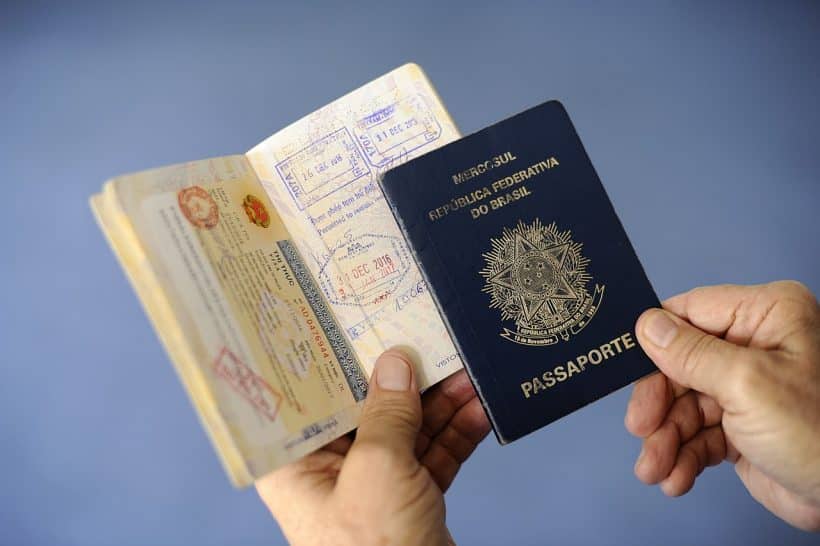 Passaporte brasileiro. Foto: Reprodução.