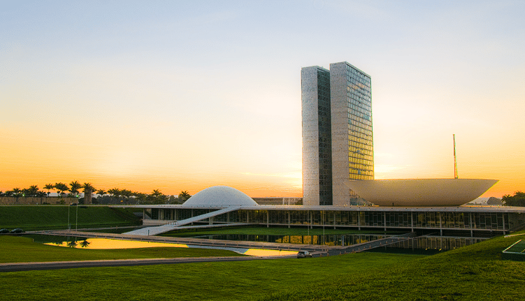O Congresso Nacional. em Brasília