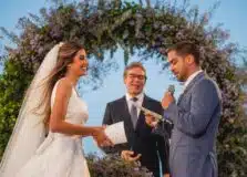 Mariana Leal e Rafael Mariano se casaram com festa em Salvador