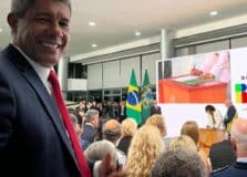 Jerônimo participou da cerimônia de posse de Lula