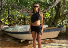 Rafa Kalimann passeou pela Ilha dos Frades