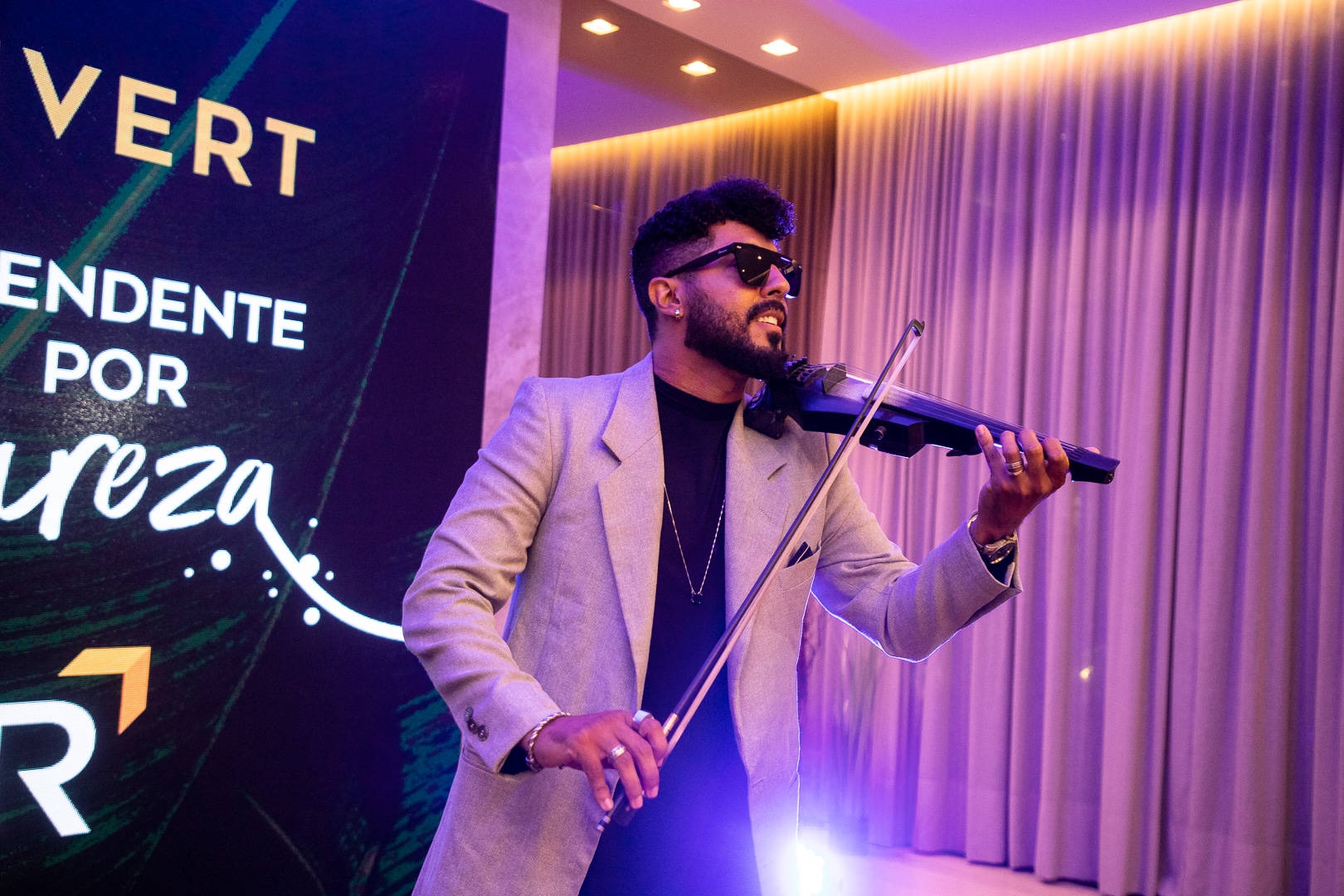 Atração musical no lançamento do Monvert