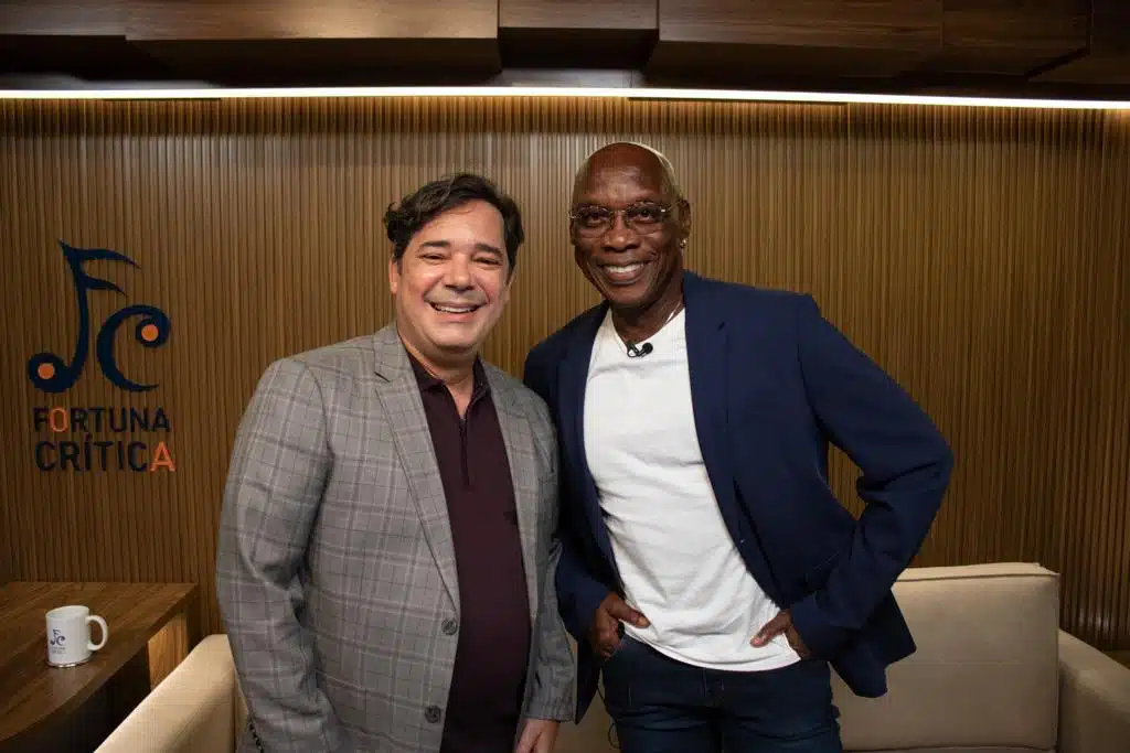 Luís Martins e Zebrinha. Foto: Divulgação.