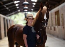 Cristiana Gutierrez participou de evento que reuniu criadores de cavalos na Bahia