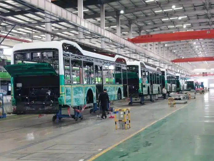 Fábrica da BYD na China. Foto: Daniel Senna/GovBa.