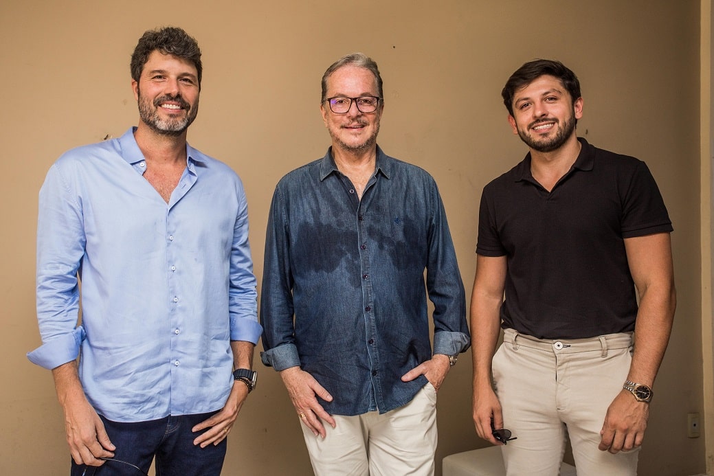 Tiago Martins, Carlos Amorim e Matheus Freitas