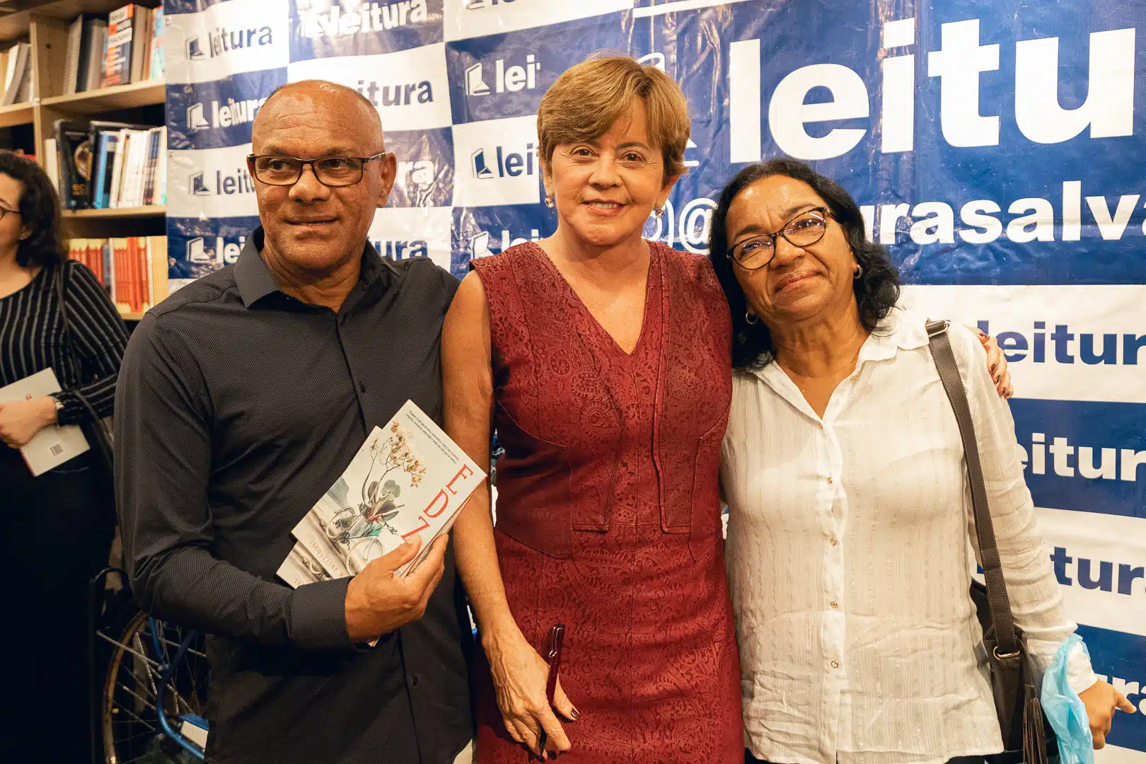 Cristina, Jorge e Edza Brasil