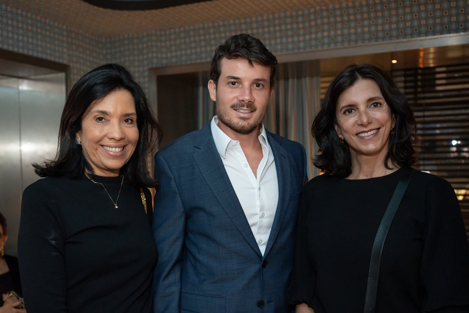 Eliane Martins, André Secchin e Lili Tedde