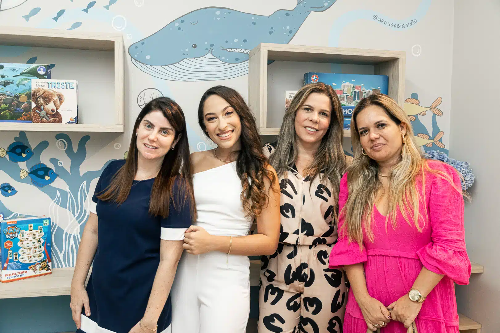 Mika Baratz, Vanessa Lopes, Eveline Correia e Tininha Guedes