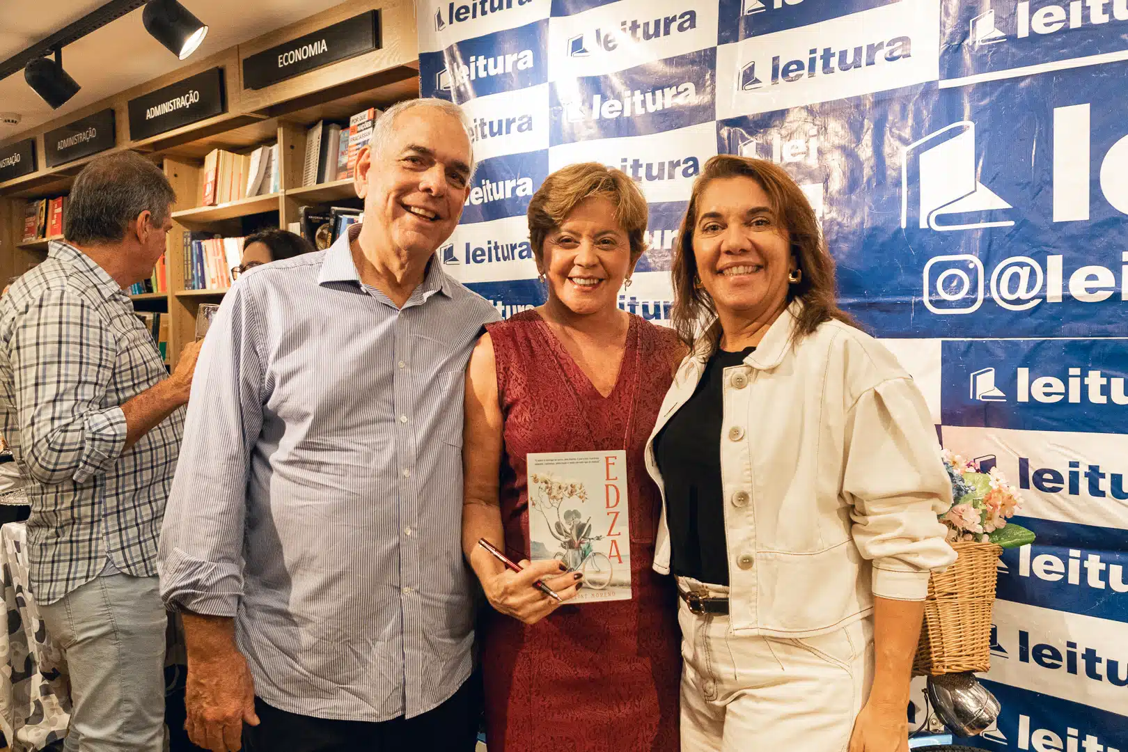 Jorge e Marcia Miranda com Edza Brasil