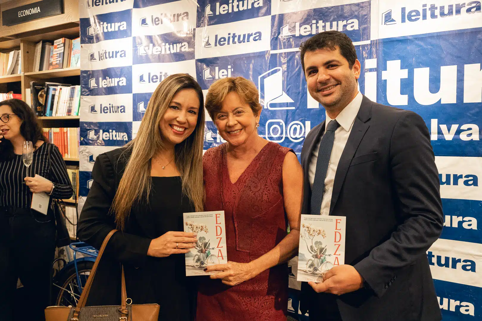 Maria Fernanda Schindler, Leandro Vilas Boas e Edza Brasil