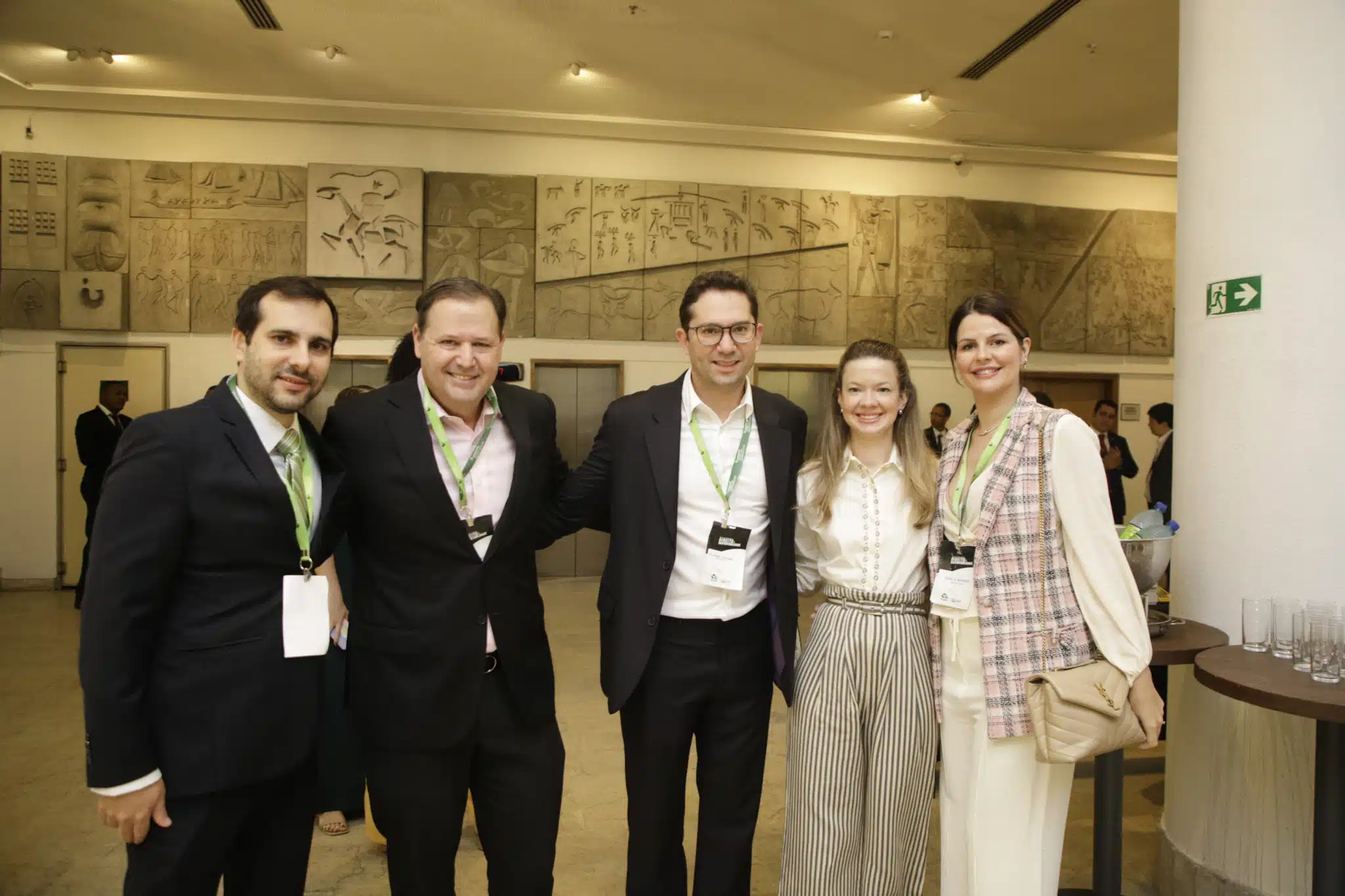 Georges e Mirela Humbert com Mário Dantas, Guilherme e Ana Paula  Travisani