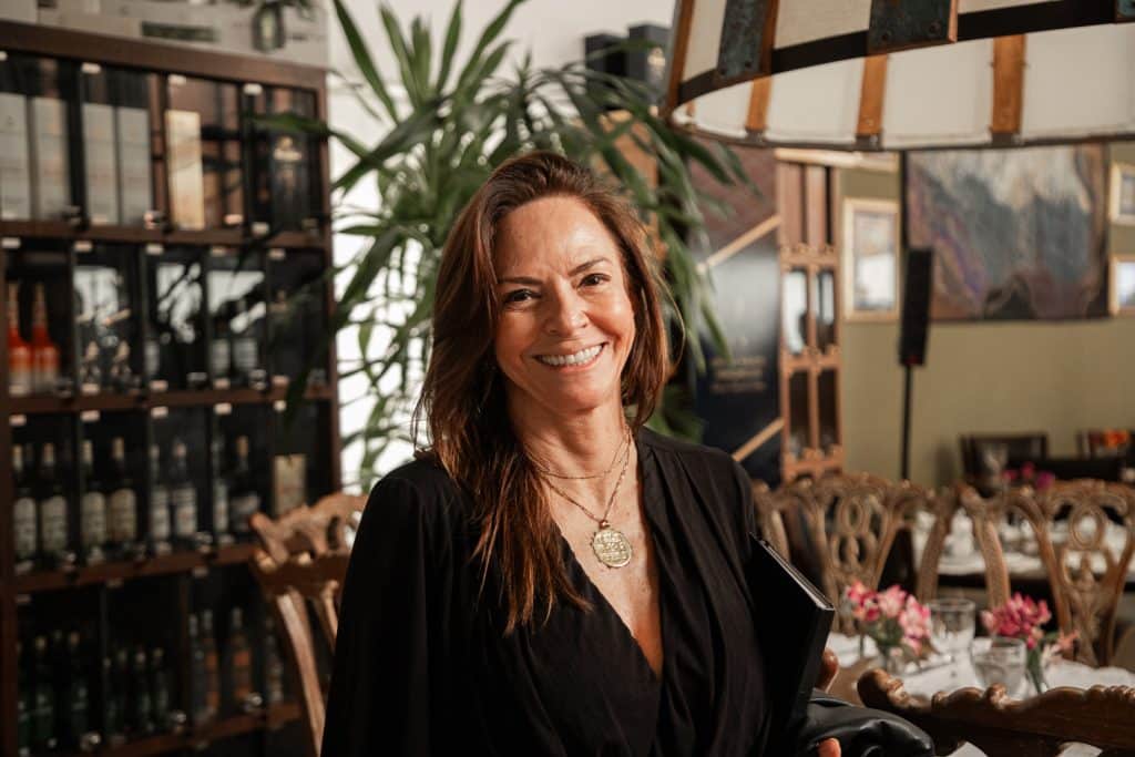 A empresária Angela Freitas