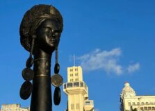 Monumento em homenagem à Maria Felipa é inaugurado em Salvador