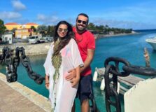 Roberta Föppel e Cadu Garcia curtem dias de descanso em Curaçao