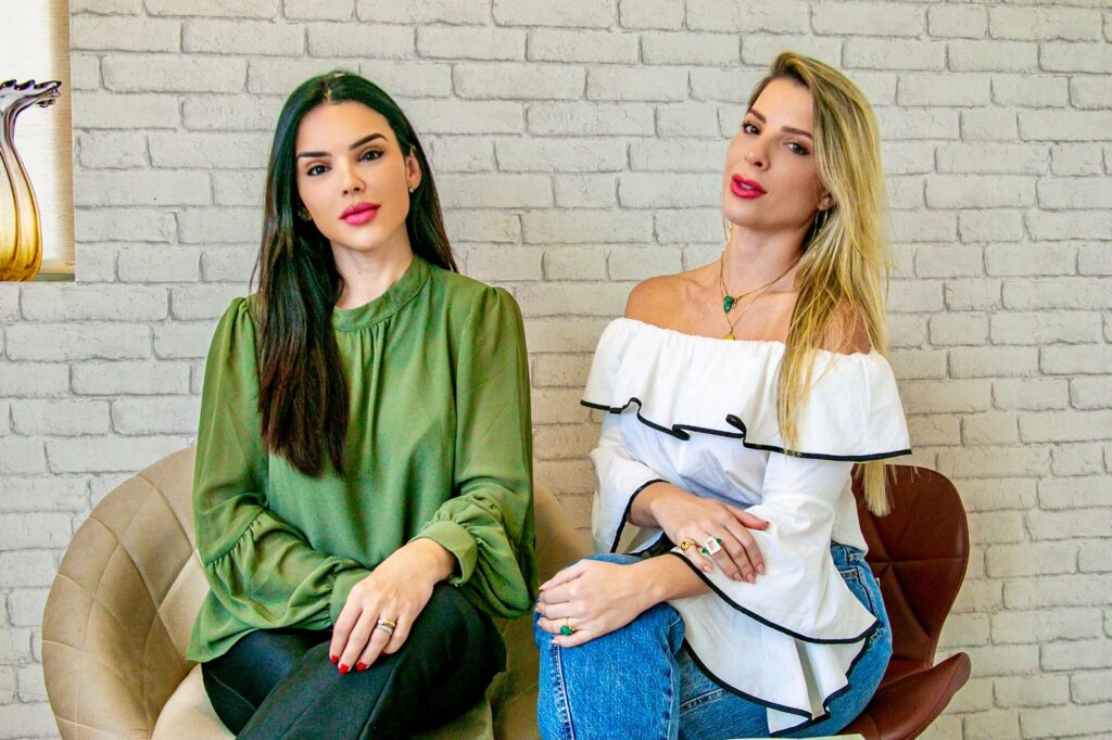 Isabela Sarti Nachef e Luana Posadas, da Clínica Seven
