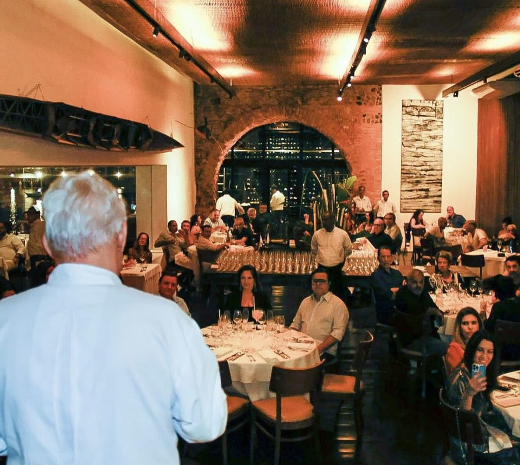 O jantar no Restaurante Amado