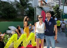 Danilo Cajaíba assinou lounge da Moura Dubeux no Ace Open com mobiliário da Breton Salvador