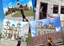 Em Salvador, Sheron Menezzes gravou com a Timbalada e visitou cartões postais da cidade