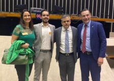 Esposa e filho de Faustão visitam Brasília para apoiar PL que agiliza doação de órgãos no país
