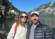 Verena Kirchhoff e Alexandre Canedo fazem circuito de férias entre Alemanha e Áustria