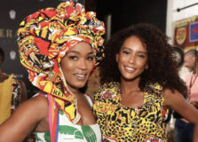 Angela Bassett e Taís Araujo visitaram a sede do Ilê Aiyê