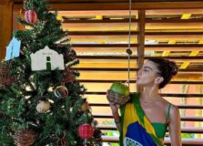 Bianca Brandolini celebra festas de fim de ano em Trancoso