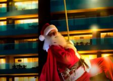 Papai Noel vai descer de rapel em Salvador nesta quarta-feira (13)