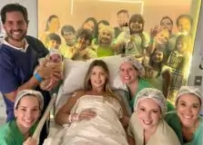 Baby boom! Nasceu Francisco, filho de Julia Sampaio e Pedro Muniz