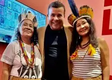 Celsinho Cotrim participa de evento de arte indígena em Salvador
