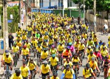 Ciclistas de Salvador apoiam campanha contra à exploração sexual infantil