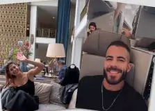 Pipo Marques e Mari Gonzalez desembarcam juntos em Portugal