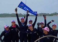 Veleiro feminino é destaque em regata na Baía de Todos-os-Santos