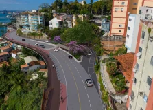 Obras de requalificação do calçadão da Avenida Contorno têm primeira etapa iniciada