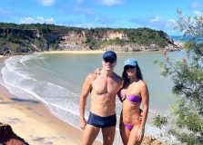 Rodrigo Faro e Vera Viel aproveitam mini-férias em Trancoso