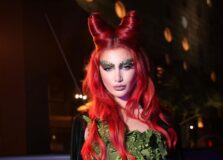 Poison Ivy, vilã do Batman, inspirou fantasia de Nicole Dantas no Halloween da Sephora