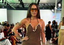 Alinne Rosa prestigia desfile da São Paulo Fashion Week