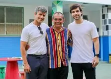 Duquinho e Luiz Eduardo Magalhães Guinle promoveram ação de Dia das Crianças em Salvador