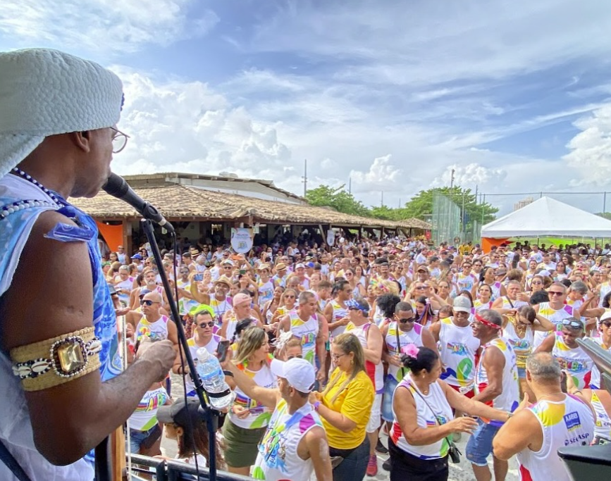 Lavagem da AABB em 2024. Foto: Reprodução/Instagram.