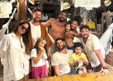 Artistas aproveitam férias na Bahia e gastronomia da Ilha dos Frades