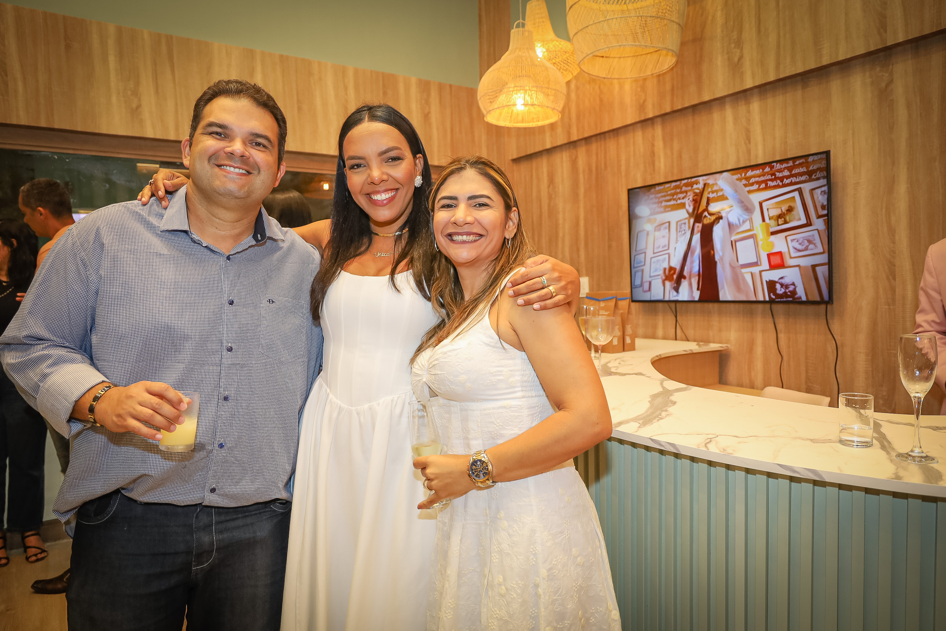 Leonardo Santos, Jamile Miranda e Ana Albuquerque