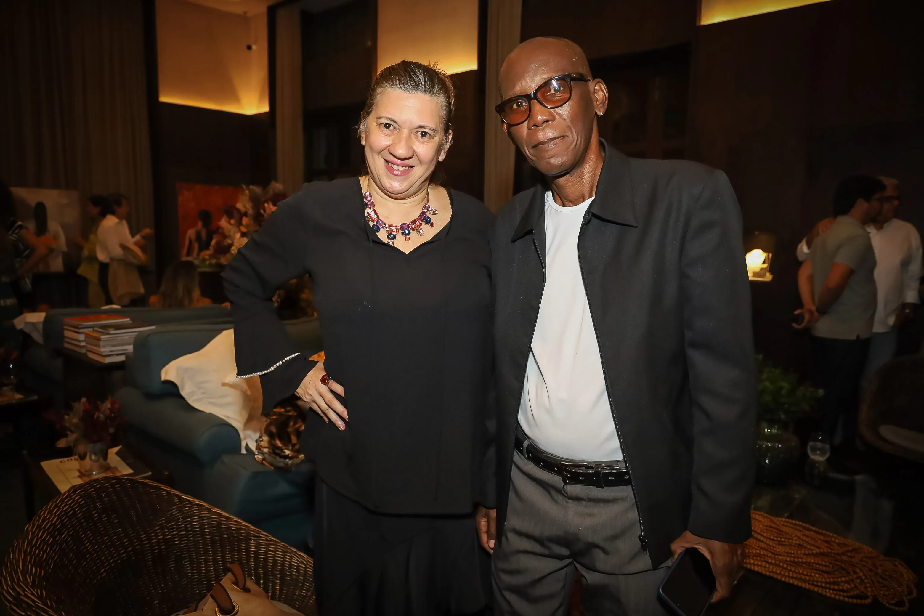 Glória da Silva e Isaac Ferreira