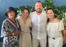 Gegê Magalhães celebrou aniversário com festa em cartão postal de Salvador