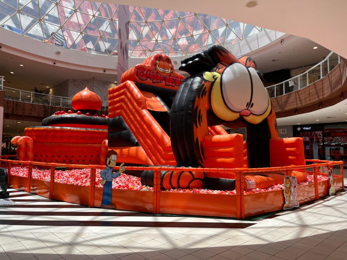 Parque do Garfield no Shopping Paralela. Foto: Marketing/Shopping Paralela.